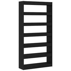 vidaXL Шкаф за книги 6 нива 100 x 30 x 198 см Инженерна дървесина