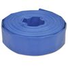 vidaXL Плосък маркуч 100 м 3" PVC