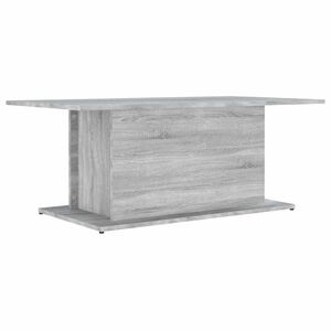vidaXL Кафе маса, сив сонома, 102x55,5x40 см, инженерно дърво