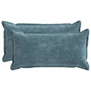 vidaXL Калъфка за възглавница 2 pcs HOUTEN Синьо 40 x 80 cm