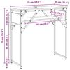 vidaXL Конзолнамаса Дъб 75x30x75см Инженерно дърво
