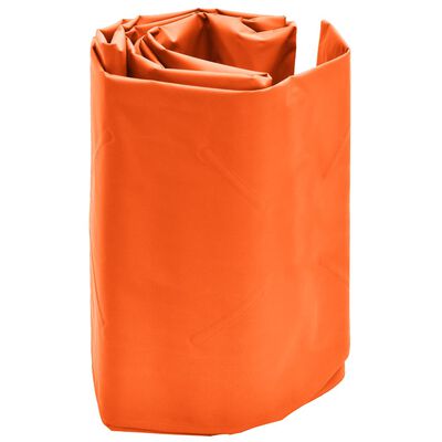 vidaXL Надуваем матрак с възглавница, 58x190 см, оранжев