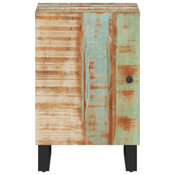 vidaXL Шкаф за баня 38x33x58 см масивно регенерирано дърво