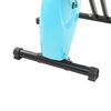 vidaXL Велоергометър X-Bike, ремък за съпротивление, син