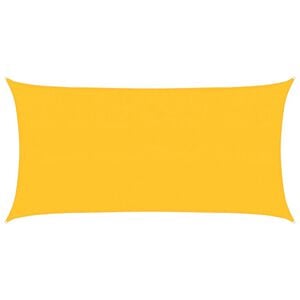 vidaXL Платно-сенник, 160 г/м&sup2;, жълто, 2x4 м, HDPE