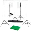 vidaXL Фотографски комплект за студио със софтбокс светлини и фон