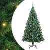 vidaXL С изкуствено коледно дърво с 300 LED светодиода Зелен 180 cm