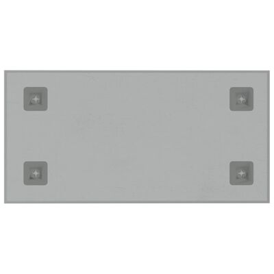 vidaXL Магнитна дъска за стена, бяла, 40x20 см, закалено стъкло