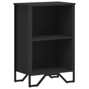 vidaXL Библиотека бяла 50x31x74,5 см инженерно дърво