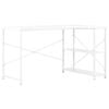 vidaXL Компютърно бюро, бяло, 120x72x70 см