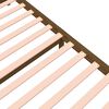 vidaXL Рамка за легло меденокафява дърво 120x190 см Small Double