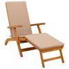 vidaXL Сгъваем и reclining шезлонг Солидно акациево дърво