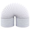 vidaXL Шлаух за въздуховод, PVC, 6 м, 12,5 см