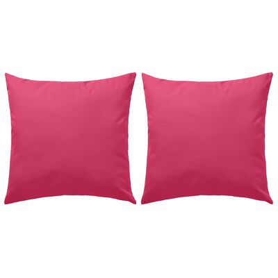 vidaXL Градински възглавници, 2 бр, 60x60 см, розови