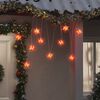 vidaXL Коледна лампички, 10 LED, червени, 10 см