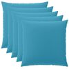 vidaXL Калъфка за възглавница 6 pcs HEERLEN Светлосиньо 60 x 60 cm
