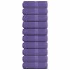 vidaXL Кърпи за пране FROGN 10 бр. лилави 30x30 см 360 г/м²