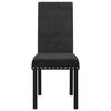 vidaXL Трапезни столове, 4 бр, черни, кадифе