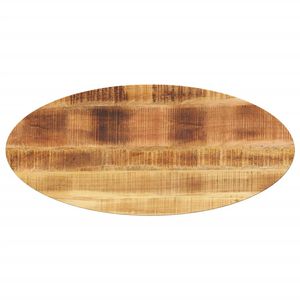 vidaXL Плот за маса, 140x50x3,8 см, овален, масивно дърво манго