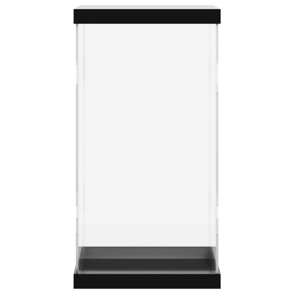 vidaXL Кутия витрина, прозрачна, 20x20x38 см, акрил