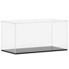 vidaXL Кутия витрина, прозрачна, 24x12x11 см, акрил