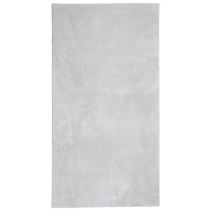 vidaXL Килим HUARTE с къс косъм, мек и миещ се, сив, 60x110 см
