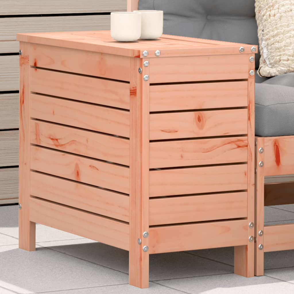 vidaXL Градинска табуретка, 62x31,5x52 см, дугласко дърво масив