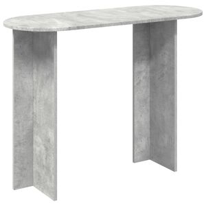 vidaXL Конзолна маса Бетонно сиво 100 x 39,5 x 75 см