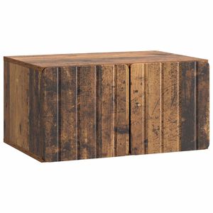 vidaXL Стенно монтиран ТВ шкаф Старо дърво 59,5 x 41 x 30 см
