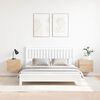 vidaXL Нощно шкафче 2 pcs Естествен 39 x 34 x 33 см Масивно дърво бор