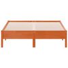 vidaXL Рамка за легло без матрак, восъчнокафяв, 120x190 см, бор масив