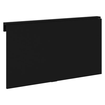 vidaXL Сгъваема стенна маса, черна, 100x60x56 см, инженерно дърво
