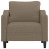 vidaXL Кресло, таупе, 60 см, текстил