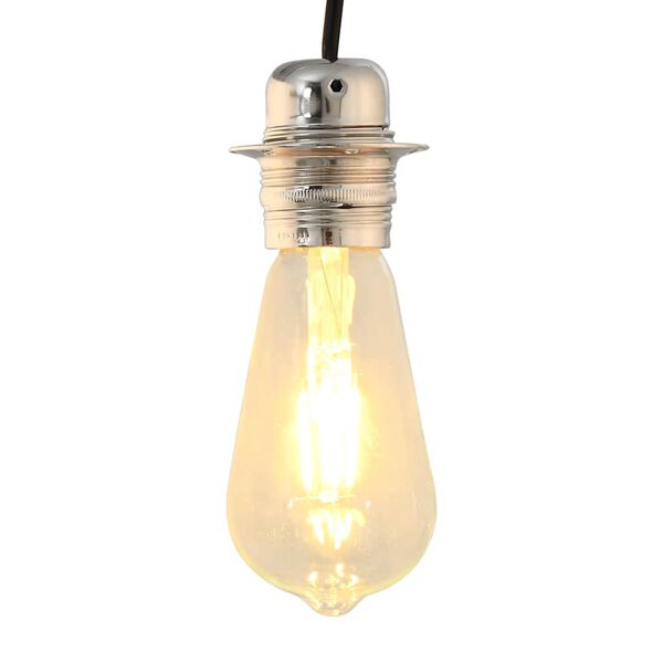 vidaXL Лампи 2 бр. сатениран никел E27