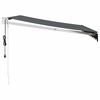 vidaXL Автоматично прибираща се тента, антрацит, 3x2,5 м