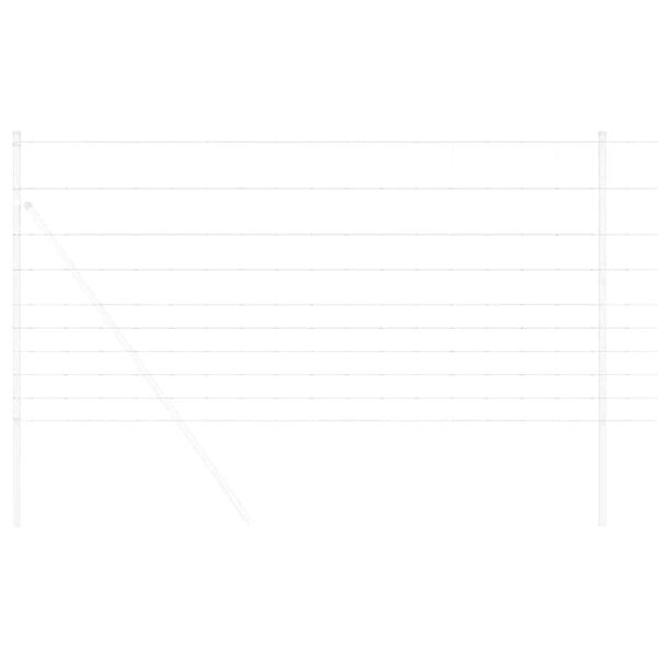 vidaXL Див ограда Горещо поцинковано 1000 x 120 x 0,18 см Желязо