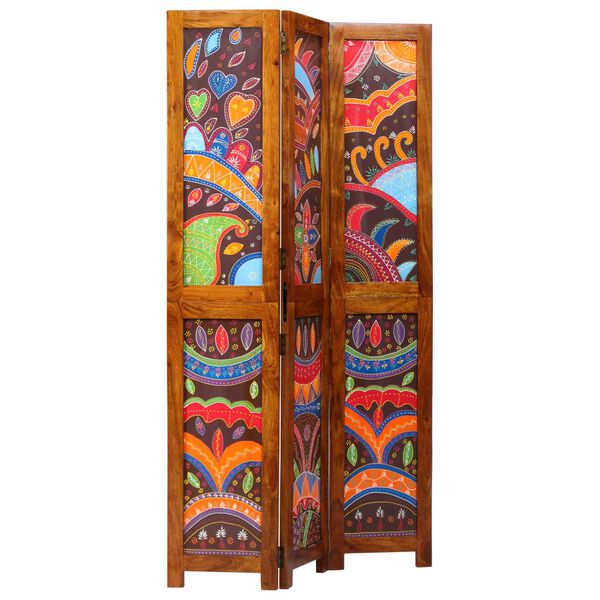 vidaXL Разделител за стая Меден кафяв 105 x 1,5 x 180 см