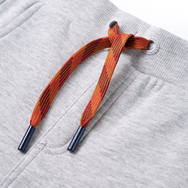 Детски спортен панталон, сив меланж, 128