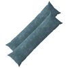 vidaXL Калъфка за възглавница 2 бр. HEERLEN Синьо 40 x 145 см