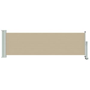 vidaXL Страничен сенник 80 x 300 cm 100% полиестер, желязо, стомана