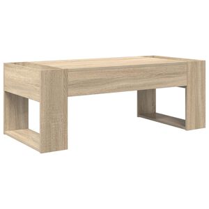 vidaXL Масичка за кафе Сонома дъб 110 x 50 x 41 см Инженерна дървесина