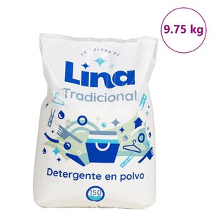 vidaXL Прах за пране за 150 пранета 9,75 кг бял