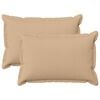 vidaXL Калъфка за възглавница 2 бр. HOUTEN Кремаво 30 x 50 cm
