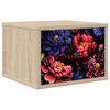vidaXL Стенен шкаф за нощно шкафче KIEL Дъб сонома 36 x 33 x 25 см