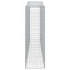 vidaXL Дъговидна габионна кошница 400x50x160/180 см поцинковано желязо