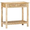 vidaXL Конзолна маса, 80x35x74 cм, манго масив