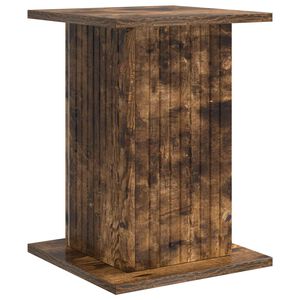 vidaXL Стойка за растения Опушен дъб 30,5 x 30 x 43 см