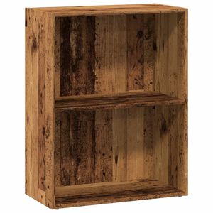vidaXL Библиотека, старо дърво, 60x30x77 см, инженерно дърво