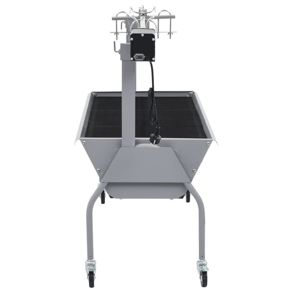 Изпичащо барбекю с шиш и електрически мотор