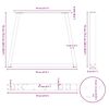 vidaXL Крака за трапезна маса, V-образни, 2 бр., естествена стомана, 70 x (72-73,3) см, стомана